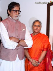 Amitabh & Jaya Bachchan at Dilip Des Art Exhibition