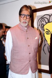 Amitabh & Jaya Bachchan at Dilip Des Art Exhibition